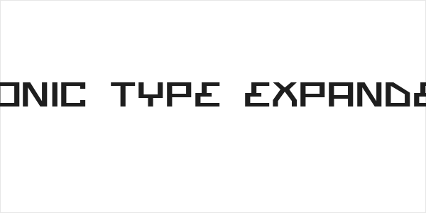 Bionic Type Expanded Logo