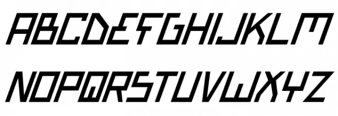 Bionic Type Italic フォント 小文字
