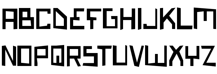 Bionic Type Malfunction Font Litere mici