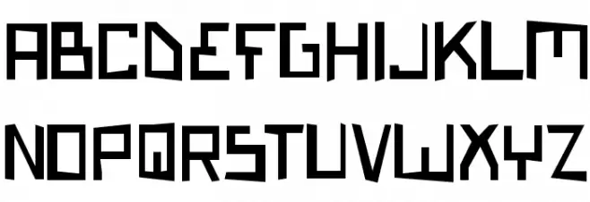 Bionic Type Malfunction 字体 小写