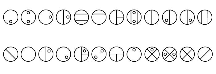 Bionicle Regular Font LOWERCASE