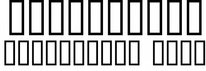 Bionique Font Alte caractere