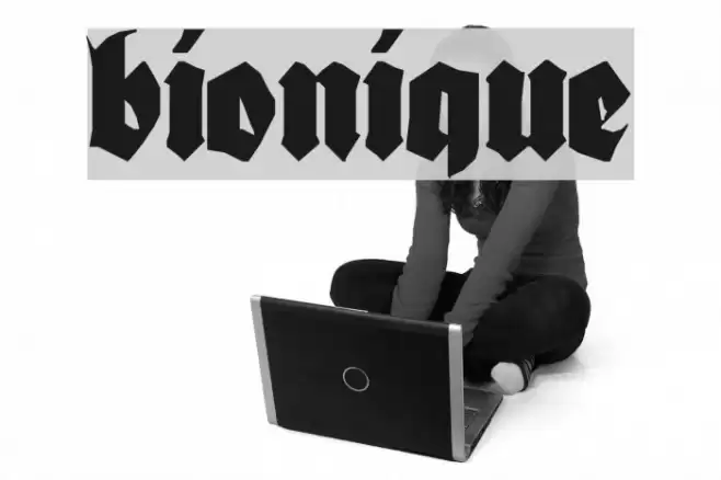 Bionique Font examples