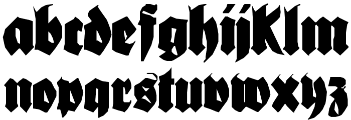 Bionique Font LOWERCASE