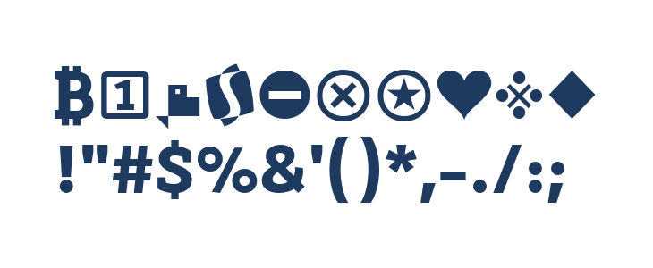 Biotrip Serif Bold Other Characters