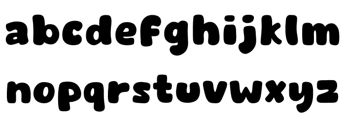 Bip Hope Font LOWERCASE
