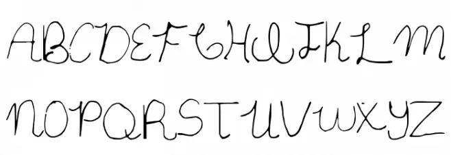 BipolarCursiveRegular Шрифта ВЕРХНИЙ