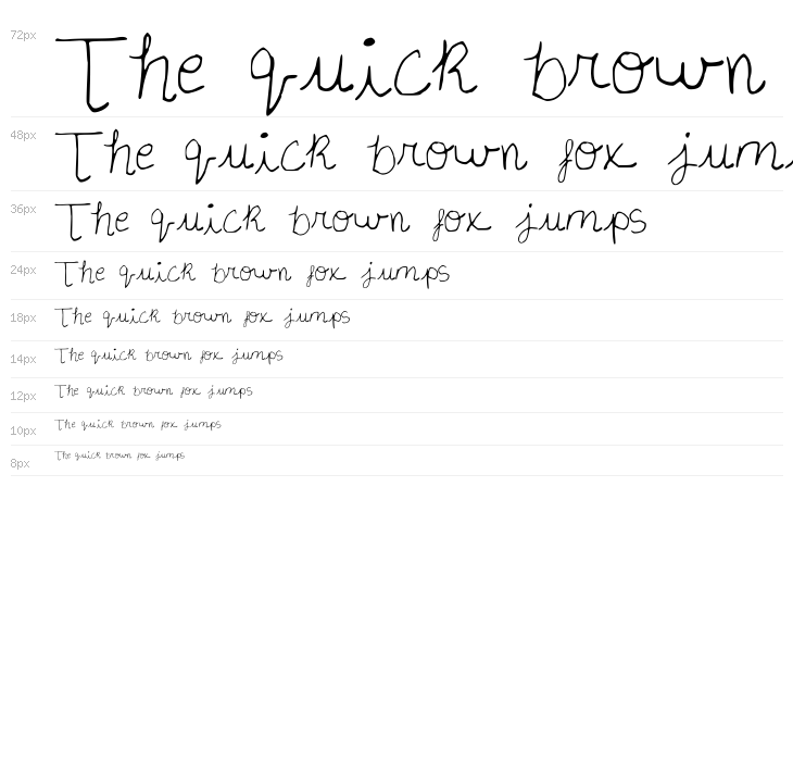 BipolarCursiveRegular Waterfall