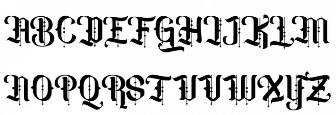 Biqabygoku Regular Шрифта ВЕРХНИЙ