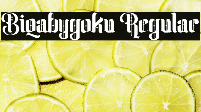 Biqabygoku Regular Example 1