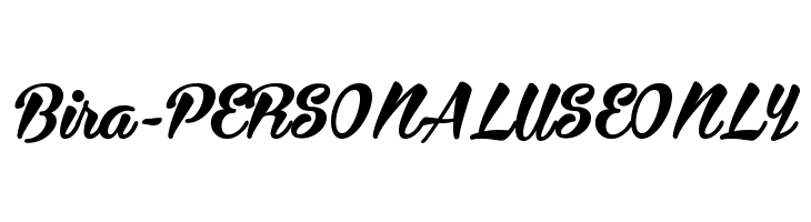 Bira - PERSONAL USE ONLY  免费字体下载