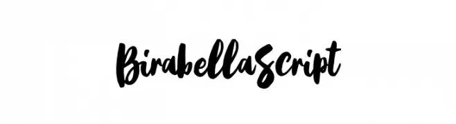 BirabellaScript  تنزيل الخطوط