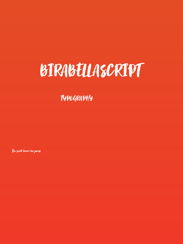 BirabellaScript Poster