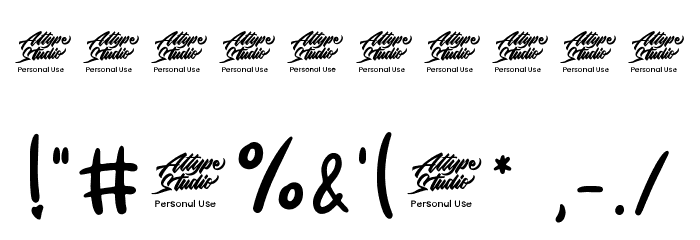 Birani Regular Caratteri ALTRI CARATTERI