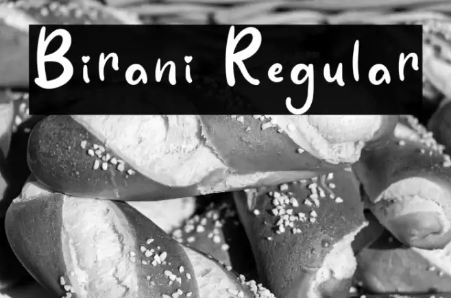 Birani Regular फ़ॉन्ट examples