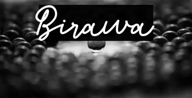 Birawa Font examples