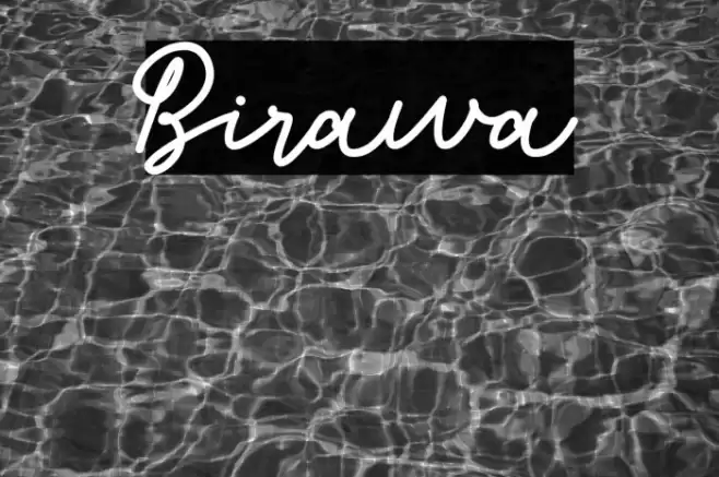 Birawa Font examples