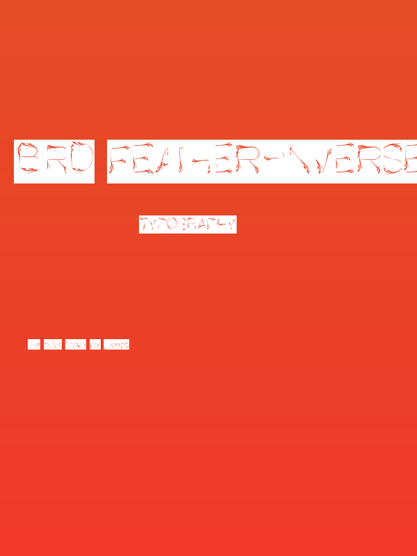 Bird Feather-Inverse Poster