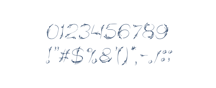 Bird Feather Italic Other Characters