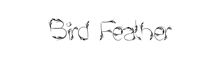 Bird Feather  font caratteri gratis