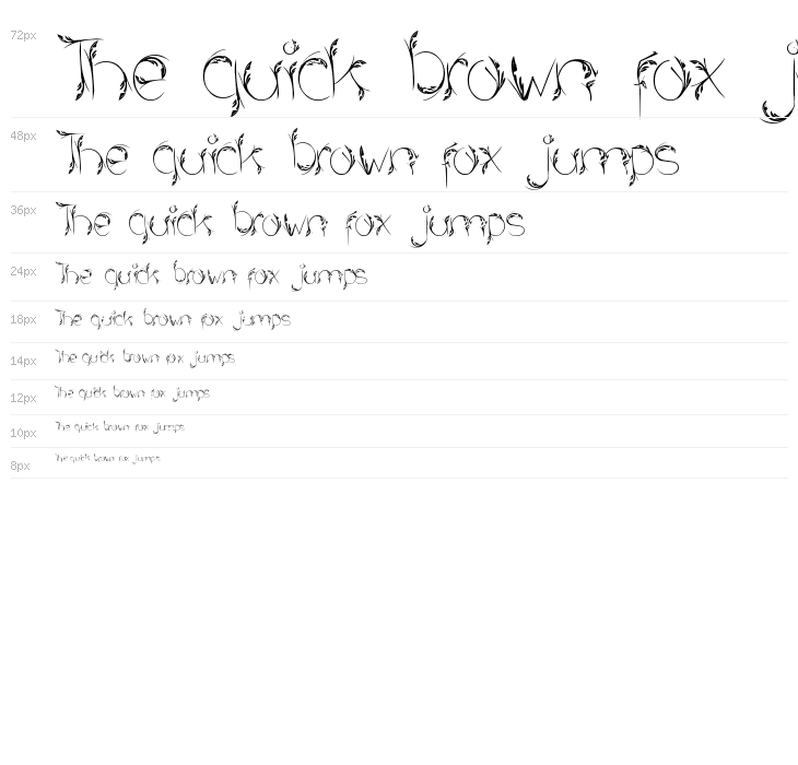 Bird Feather Waterfall