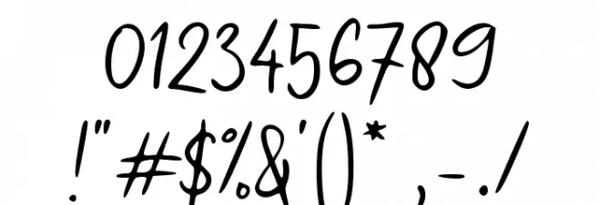 Bird Migration Font OTHER CHARS