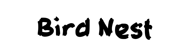 Bird Nest  baixar fontes gratis