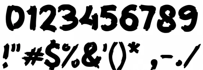 Bird Nest Font OTHER CHARS