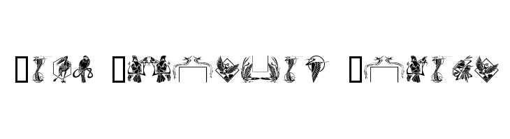 Bird Stencil Design  font caratteri gratis