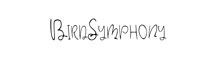 Bird Symphony  नि: शुल्क फ़ॉन्ट्स डाउनलोड
