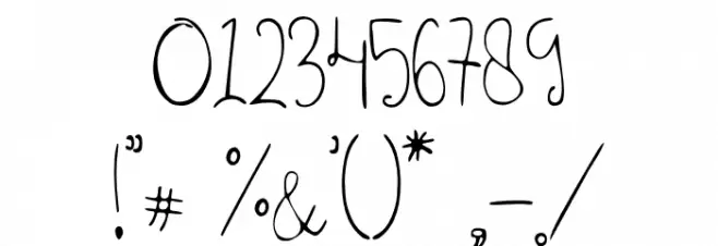 Bird Symphony Font OTHER CHARS