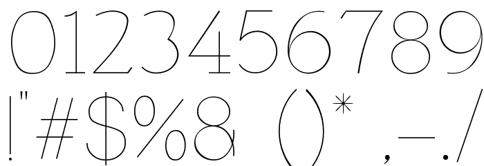 Bird cherry lite Font OTHER CHARS