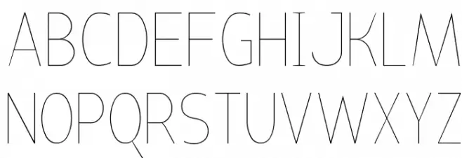 Bird cherry lite Schriftart Groß