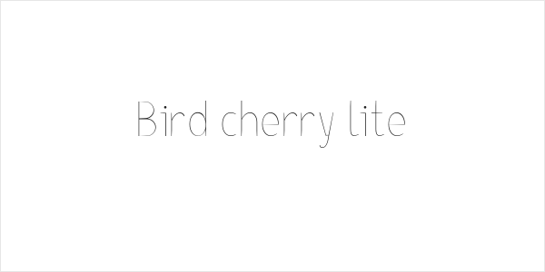 Bird cherry lite Logo