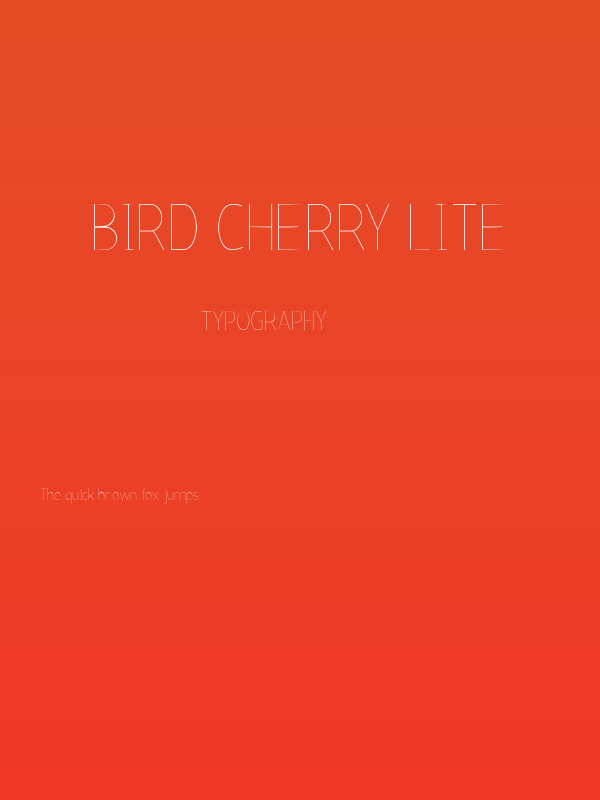 Bird cherry lite Poster