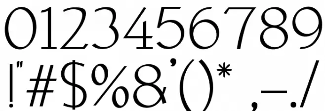 Bird cherry Font OTHER CHARS