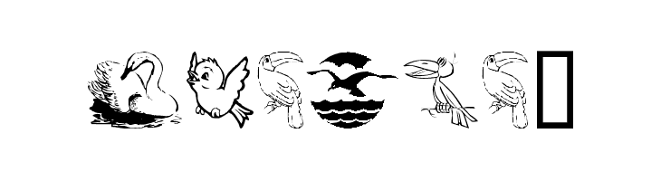 BirdArt  Скачать бесплатные шрифты