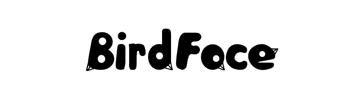 BirdFace Font