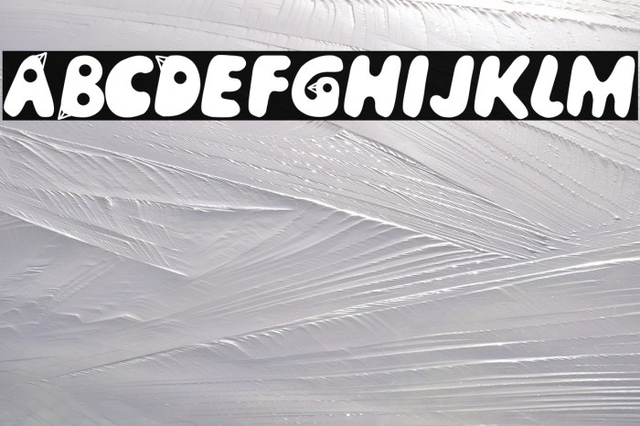 BirdFace Font examples