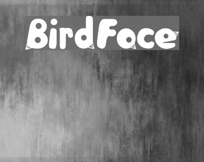 BirdFace Font examples