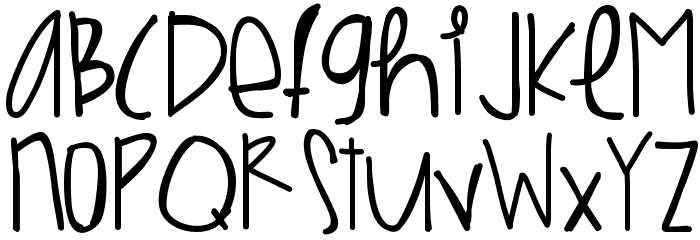BirdMachine Font LOWERCASE