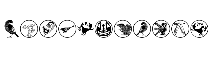 BirdSymbols  フリーフォントのダウンロード