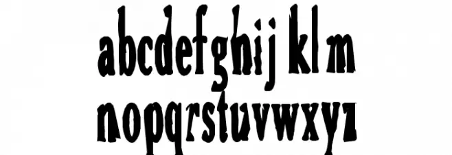 Bird फ़ॉन्ट लोअरकेस