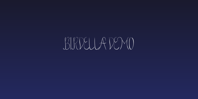 Birdella Demo Social Header