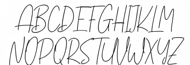 Birdflocks Free Regular Schriftart Anderer Schreiben