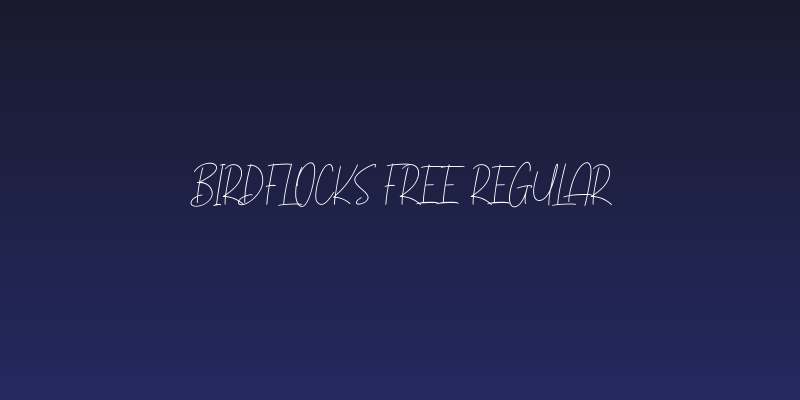 Birdflocks Free Regular Social Header