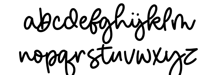 Birdhave Font LOWERCASE