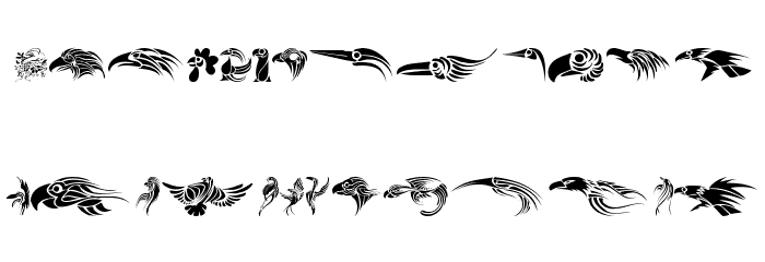 Birdies Font LOWERCASE
