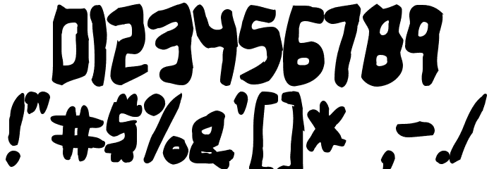Birdland Aeroplane Bold Font OTHER CHARS