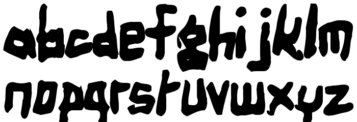 Birdland Aeroplane Bold Font LOWERCASE